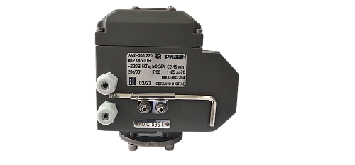 РИДАН Затвор дисковый PN16 DN300  диск чугун с электроприводом 220В 082X4539R