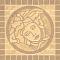 Versace Vanitas Ang. Medusa Oro-Noce 15x15 см Декор