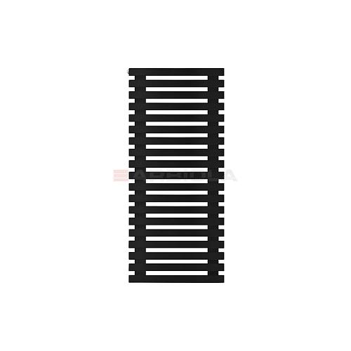 Arbiola Gorizont Ritmo H 500-40-19 секций чёрный горизонтальный  радиатор c боковым подключением