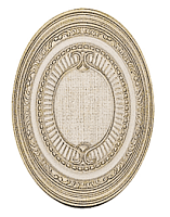 El Molino Hermes Oro-Bone Medallon 10x14 см Вставка