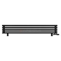Arbiola Gorizont Ritmo VZ 1500-40-05 секций чёрный горизонтальный  радиатор c нижним подключением (на ножках)