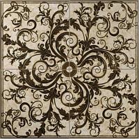 Geotiles, Jadore Roseton Marfil 45x45 декор напольный угловой