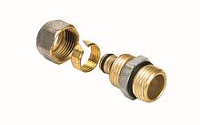 Henco Муфта обжим НР 26x1" латунь