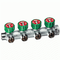 Far Регулируемый коллектор 3/4" с 4 отв. М24х19