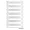 Arbiola Ritmo Gorizont V 750-40-20 секций белый горизонтальный радиатор c нижним подключением
