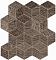 Fap Ceramiche Lumina Glam Caramel Cube Mosaico 22,5×26 см Мозаика