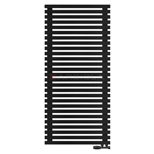Arbiola Ritmo Gorizont V 750-40-27 секций чёрный горизонтальный радиатор c нижним подключением
