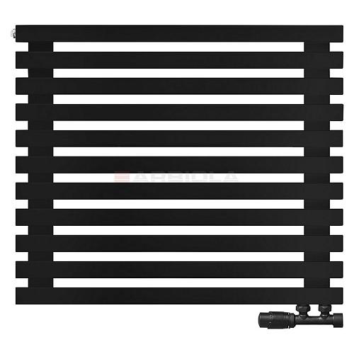 Arbiola Ritmo Gorizont V 750-40-11 секций чёрный горизонтальный радиатор c нижним подключением