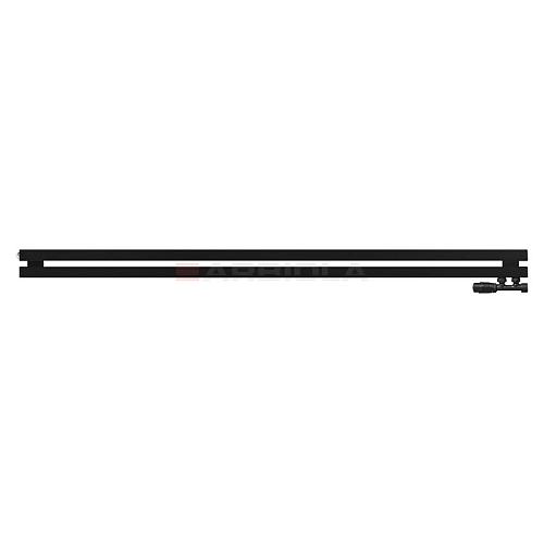 Arbiola Ritmo Gorizont V 1750-40-02 секции чёрный горизонтальный радиатор c нижним подключением