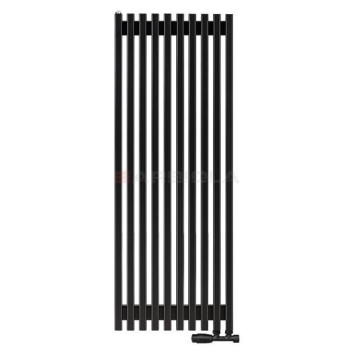 Arbiola Compact V 1250-63-10 секции черный вертикальный радиатор c нижним подключением