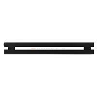Arbiola Gorizont Ritmo H 750-40-02 секции чёрный горизонтальный  радиатор c боковым подключением