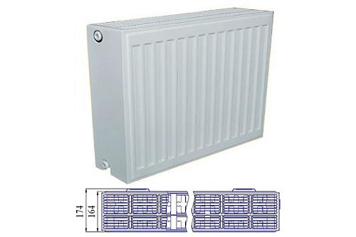 Prado Universal U33 600x500 стальной панельный радиатор с нижним подключением