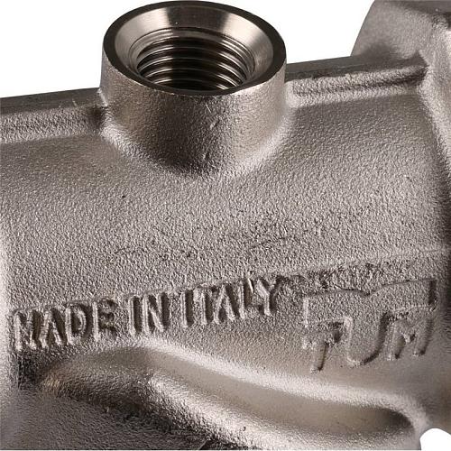 Tiemme  3/4" Фильтр с манометром со сгонами, с латунной колбой, самопромывной
