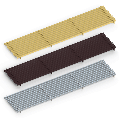 Itermic GRILL 600 LGA-25 Решетка алюминиевая продольная
