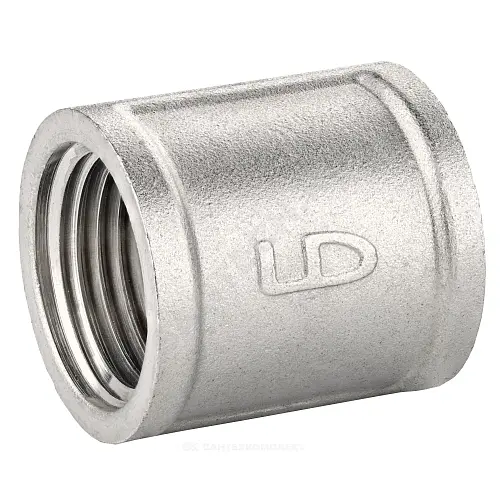 LD Pride Муфта DN15 (1/2") ВР латунь никель