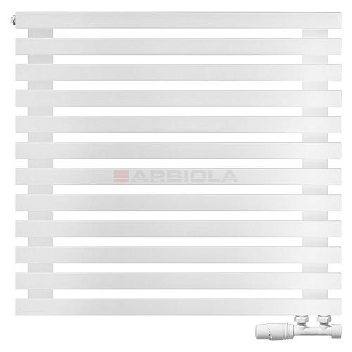 Arbiola Ritmo Gorizont V 1000-40-12 секций белый горизонтальный радиатор c нижним подключением