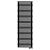 Arbiola Gorizont Ritmo V 700-40-38 секций чёрный горизонтальный радиатор c нижним подключением