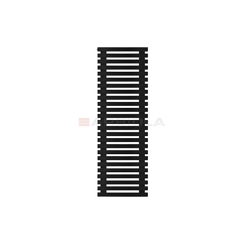 Arbiola Gorizont Ritmo H 500-40-25 секций чёрный горизонтальный  радиатор c боковым подключением