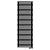 Arbiola Gorizont Ritmo V 700-40-37 секций чёрный горизонтальный радиатор c нижним подключением