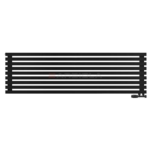 Arbiola Ritmo Gorizont V 1750-40-09 секций чёрный горизонтальный радиатор c нижним подключением