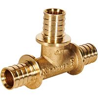 ROMMER Тройник равнопроходный 20x20x20 для труб из сшитого полиэтилена осевой