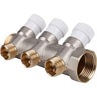 SMB 6851 011203 Stout Коллектор распределительный 1", 3 отвода 1/2" (плоское уплотнение)