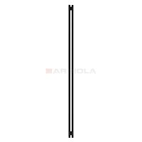 Arbiola Compact H 2200-63-02 секции черный вертикальный радиатор c боковым подключением