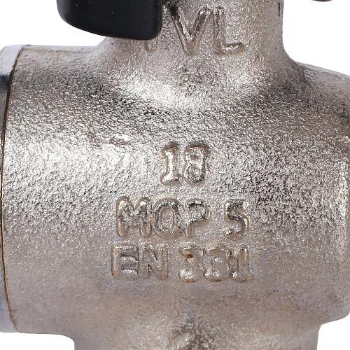 SVB-0010-000015 STOUT НР 1/2 Кран шаровой с накидной гайкой угловой ручка бабочка