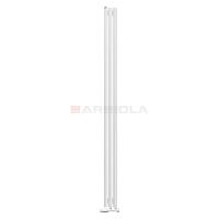 Arbiola Iris 42 V 2200-42-03 секции белый вертикальный радиатор c нижним подключением