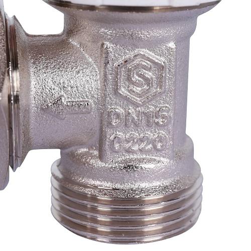 Stout 1/2" х 3/4"ЕК Клапан термостатический угловой