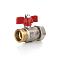 Elsen Кран шаровой НВ 1 1/4", ручка - бабочка, с накидной гайкой и возможностью опломбировки