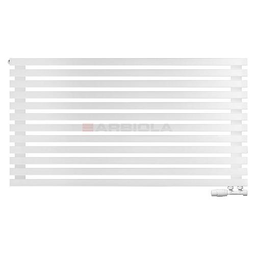 Arbiola Ritmo Gorizont V 1250-40-12 секций белый горизонтальный радиатор c нижним подключением