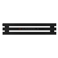 Arbiola Gorizont Ritmo H 750-40-03 секции чёрный горизонтальный  радиатор c боковым подключением