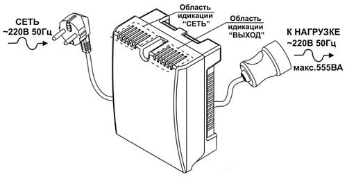 TEPLOCOM ST-555 Стабилизатор напряжения 