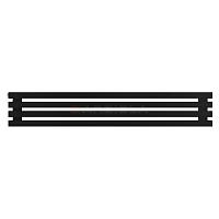 Arbiola Gorizont Ritmo H 1250-40-04 секции чёрный горизонтальный  радиатор c боковым подключением