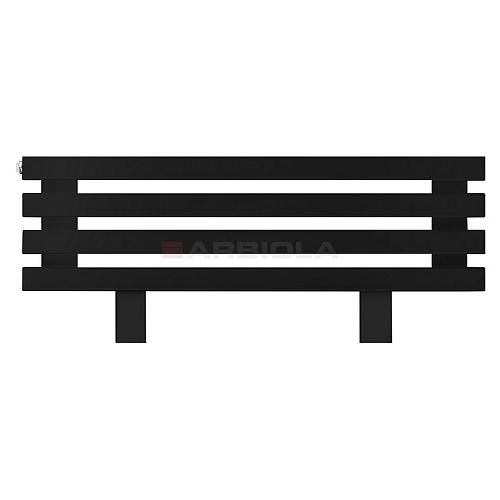 Arbiola Gorizont Ritmo HZ 750-40-04 секции чёрный горизонтальный  радиатор c боковым подключением (на ножках)