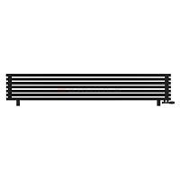 Arbiola Gorizont Ritmo VZ 2500-40-07 секций чёрный горизонтальный  радиатор c нижним подключением (на ножках)