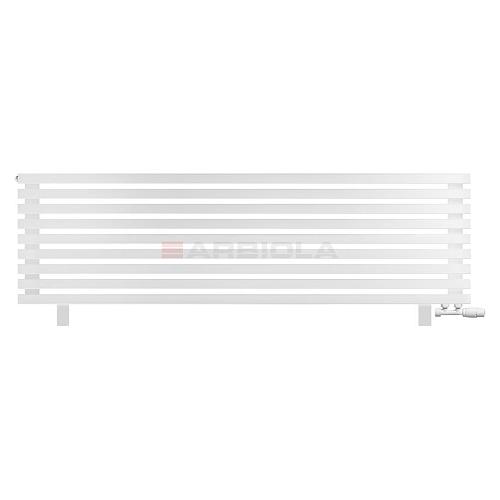 Arbiola Gorizont Ritmo VZ 1500-40-09 секций белый горизонтальный  радиатор c нижним подключением (на ножках)