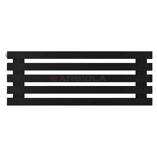 Arbiola Gorizont Ritmo H 750-40-05 секций чёрный горизонтальный  радиатор c боковым подключением