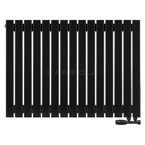 Arbiola Liner V 700-36-15 секции черный вертикальный радиатор c нижним подключением