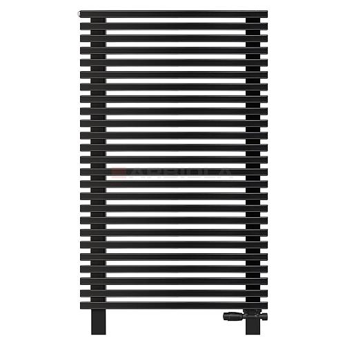 Arbiola Gorizont Compact VZ 750-63-25 секции черный горизонтальный радиатор c нижним подключением с ножками