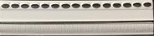 Tagina Fleur Deco Bordo Punti Rilievo Argento White 7×30 см Бордюр