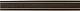 Tagina Fleur Deco Righe Rilievo Brown 8×60 см Бордюр