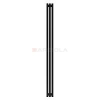  Arbiola Ritmo H 2200-40-03 секции черный вертикальный радиатор c боковым подключением