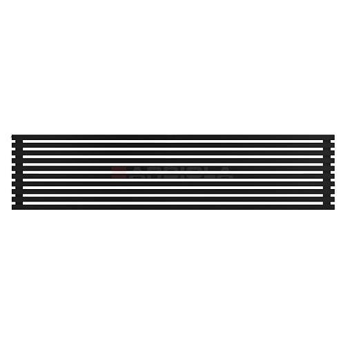 Arbiola Gorizont Ritmo H 2500-40-10 секций чёрный горизонтальный  радиатор c боковым подключением