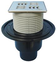 HL 310NPr-3125 Трап с сухим сифоном с решеткой HL3125 клик-клак DN50/75/110