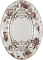 El Molino Vivaldi Plata-Bone Medallon 10x14 см Вставка