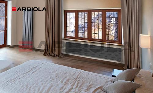 Arbiola Liner V 1800-36-04 секции черный вертикальный радиатор c нижним подключением
